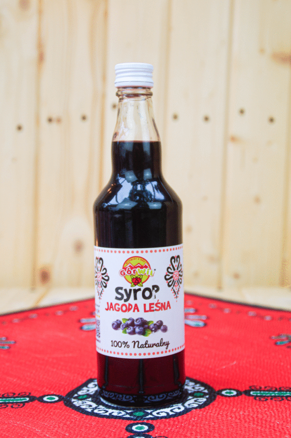 SYROP-JAGODA Syrop Jagoda Leśna - 500 ml
